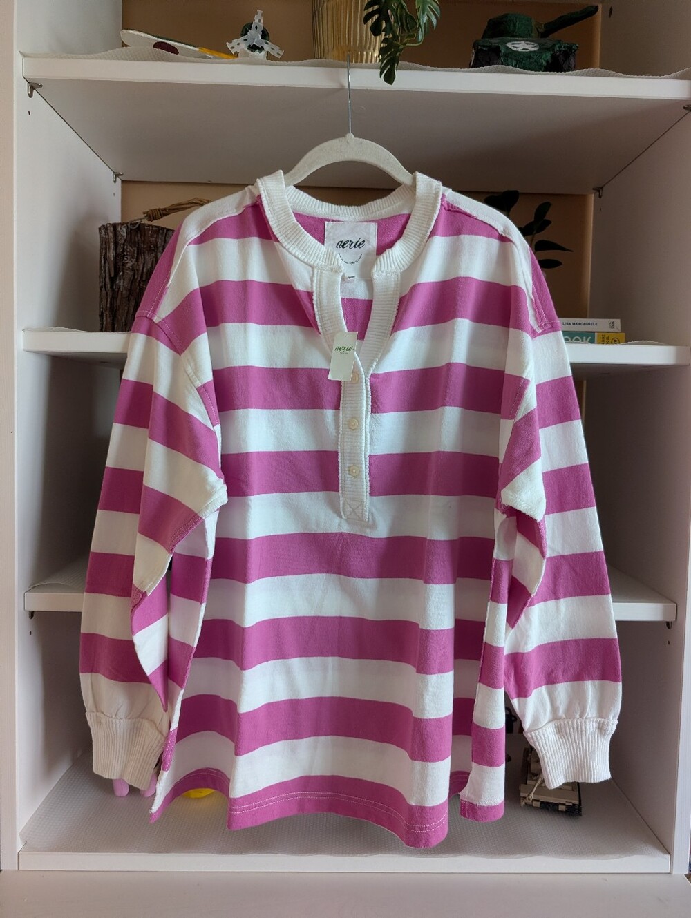Aery Poolside Terry Henley Sweatshirt